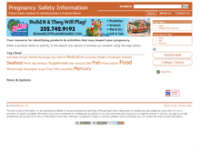 Tablet Screenshot of pregnancy-safety.info